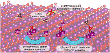 Graphical abstract: Rutile-type metal dioxide (110) surfaces for the cyclic oxidation of methane to methanol