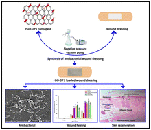 Graphical abstract: Development of a two-dimensional peptide functionalized-reduced graphene oxide biomaterial for wound care applications