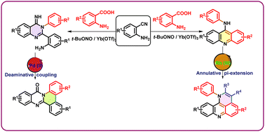 Graphical abstract: Harnessing the benzyne insertion consequence to enable π-extended pyrido-acridine and quinazolino-phenanthridine
