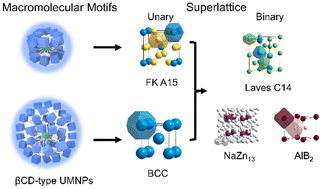Graphical abstract: Rational design and size regulation of unimolecular nanoparticles for constructing diverse superlattices in soft matter