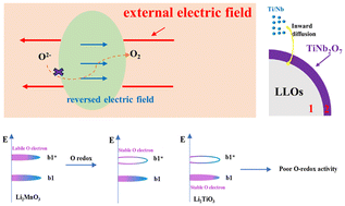 Graphical abstract: Regulating π-type interactions between O 2p and TM t2g orbitals via Ti doping and surface dielectric coatings for Li-rich cathodes