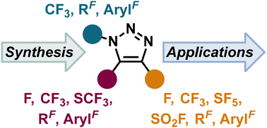 Graphical abstract: Synthesis and applications of fluorinated, polyfluoroalkyl- and polyfluoroaryl-substituted 1,2,3-triazoles