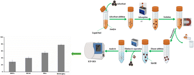 Graphical abstract: Selective and precise solid phase extraction based on a magnetic cellulose gold nanocomposite followed by ICP-OES analysis for monitoring of total sulfur content in liquid fuels