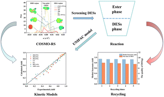 Graphical abstract: Synthesis of methyl benzoate intensified by p-toluenesulfonic acid-based deep eutectic solvents