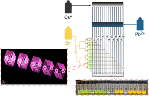 Graphical abstract: High-throughput reaction discovery for Cs–Pb–Br nanocrystal synthesis