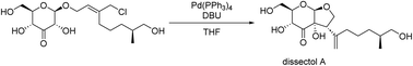 Graphical abstract: Total synthesis of dissectol A, using an enediolate-based Tsuji–Trost reaction