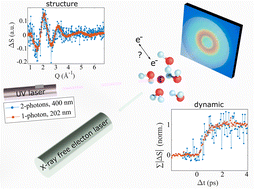Graphical abstract: Real-time structural dynamics of the ultrafast solvation process around photo-excited aqueous halides