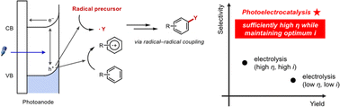 Graphical abstract: A photoelectrocatalytic system as a reaction platform for selective radical–radical coupling
