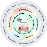 Graphical abstract: Molten salt electrolysis: promising technology to capture and transform CO2 into valuable carbon materials