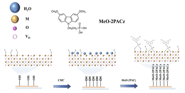 Graphical abstract: Scalable post-treatment for improved self-assembled monolayer coverage in perovskite solar cells