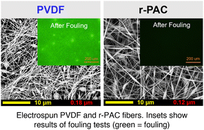 Graphical abstract: Hydrophobic fouling-resistant electrospun nanofiber membranes from poly(vinylidene fluoride)/polyampholyte blends