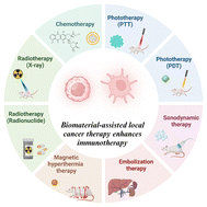 Graphical abstract: Biomaterials enhancing localized cancer therapy activated anti-tumor immunity: a review