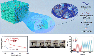 Graphical abstract: PPDA hybrid: a flexible and biocompatible platform for supercapacitor and strain sensing applications