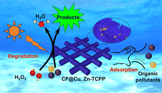 Graphical abstract: Boosting photoelectricity based on self-supported flexible metal–organic framework arrays for photo-Fenton-like degradation of organic pollutants