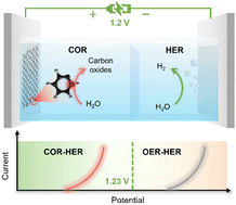 Graphical abstract: An efficient metal-free carbon catalyst boosting hydrogen production below the 1.23 V water electrolytic boundary
