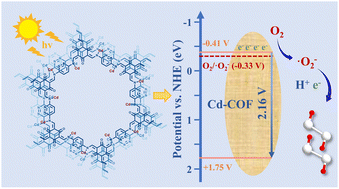 Graphical abstract: Rational design of N-heterocyclic COF-based photocatalysts: synergistic metal–ligand coordination for efficient H2O2 production