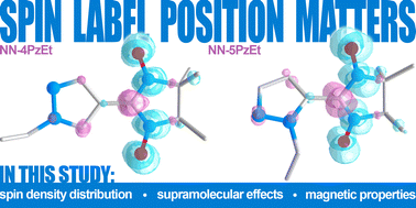 Graphical abstract: Specific features of the spin density distribution and magnetic properties in a series of pyrazolyl-substituted nitronyl nitroxides: a magnetochemical and quantum chemical study
