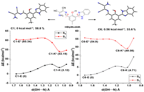 Graphical abstract: Excited-state relaxation mechanisms of Janus-type proton in benzimidazole-conjugated aminomaleonitrile: single or double proton transfer?