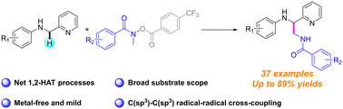 Graphical abstract: Visible-light-induced C–H alkylation of pyridine derivatives via 1,2-hydrogen atom transfer