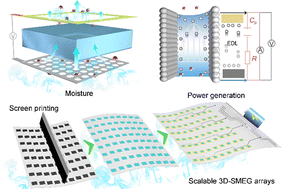 Graphical abstract: Achieving persistent and ultra-high voltage output through an arid-adapted plant-inspired high-performance moisture-electric generator