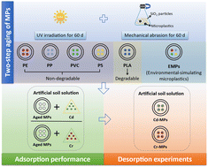 Graphical abstract: Insight into the interactions between microplastics and heavy metals in agricultural soil solution: adsorption performance influenced by microplastic types
