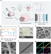 Graphical abstract: Biphasic anion-exchange nanofibers enable bipolar junction engineering for enhanced electrocatalytic CO2 conversion in acidic media
