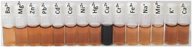 Graphical abstract: Onsite naked-eye detection and quantification of Cu(ii) ions in drinking water using N-doped carbon nanodots