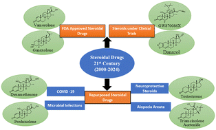 Graphical abstract: Revisiting the role of steroidal therapeutics in the 21st century: an update on FDA approved steroidal drugs (2000–2024)