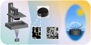 Graphical abstract: Precision-engineered, polymer-lean, digital light processing 3D-printed hydrogels for enhancing solar steam generation and sustainable water treatment