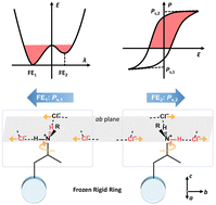 Graphical abstract: Complex phase transition and asymmetric ferroelectricity of homochiral secondary ammonium salts