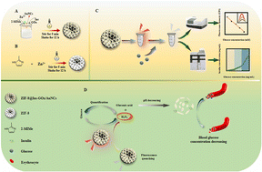 Graphical abstract: A smart nanocomposite system for controlled insulin release and glucose sensing in diabetes management