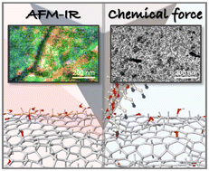 Graphical abstract: Nanoscale chemical characterization of functionalized graphene by heterodyne AFM-IR and chemical force microscopy