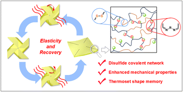 Graphical abstract: Elemental sulfur utilization: construction of a reprocessable covalent crosslinked polydisulfide with enhanced mechanical properties