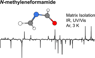 Graphical abstract: Generation and UV-photolysis of N-methyleneformamide