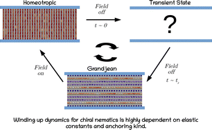 Graphical abstract: Winding up dynamics for matched and unmatched elastic constants in chiral nematic liquid crystals