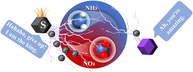 Graphical abstract: ZIF-derived CoS@CN with a hollow cage structure for improved electrochemical nitrate reduction to synthesize ammonia
