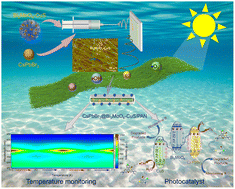 Graphical abstract: Flexible core–shell difunctional nanoreactor CsPbBr3@Bi2MoO6–CuS/PAN for real-time monitoring of photocatalysis