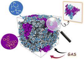 Graphical abstract: Relationship between microporous structure and light gas transport through glassy polymeric membranes revealed by molecular simulations