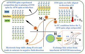 Graphical abstract: Effect of shell ratio on Mn/Co2+/3+ cation distribution and exchange anisotropy behavior in spinel interphase supported Mn2O3–Co3O4 nanostructures