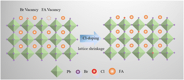 Graphical abstract: Cl-doped FAPbBr3 single crystals with stabilized lattice and suppressed surface vacancies for environmentally stable photodetectors