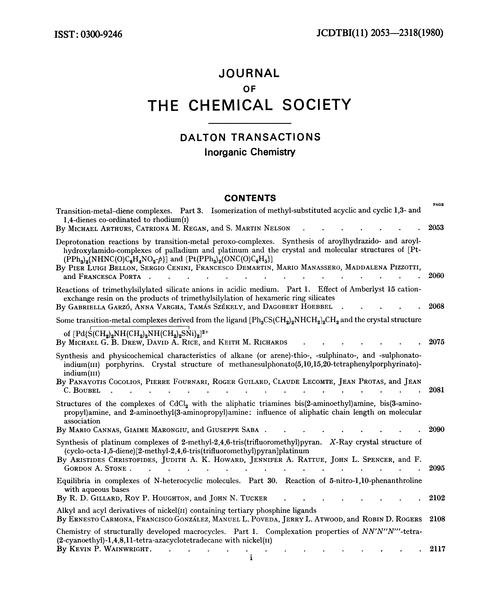Contents pages