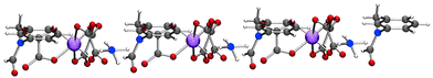 The anion layer of 1 viewed along the c direction.