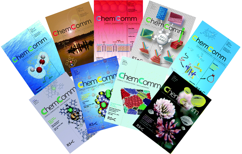 A selection of the attractive front cover and inside front cover designs in 2003.