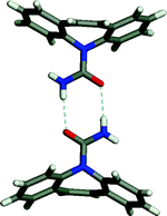 The carbamazepine dimers that exist in all previously reported solvates and polymorphs of carbamazepine.