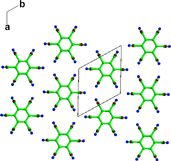 The layer structure of the R3̄m disordered structure of chlorothalonil form 2.7