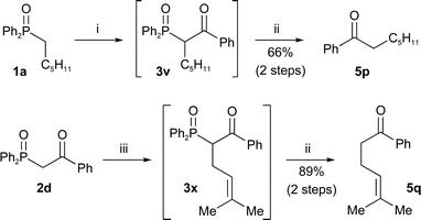 
          Reagents and conditions: i) n-BuLi, THF, PhCO2Me, −78 °C; ii) NaOH, H2O, EtOH, reflux; iii) NaOMe, THF, (CH3)2CCHCH2Br.