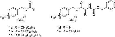 N-Methyl-4-picolinium esters used in this study.