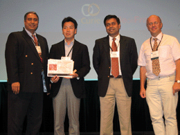 From left: Harp Minhas, Manabu Tokeshi, Joydeep Lahiri and Andreas Manz