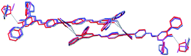 A typical dimeric assembly in the crystal structures of 19–22.60