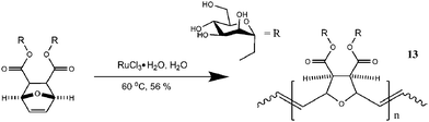 Mannose based glycopolymers generated by aqueous ruthenium-catalyzed ROMP.73